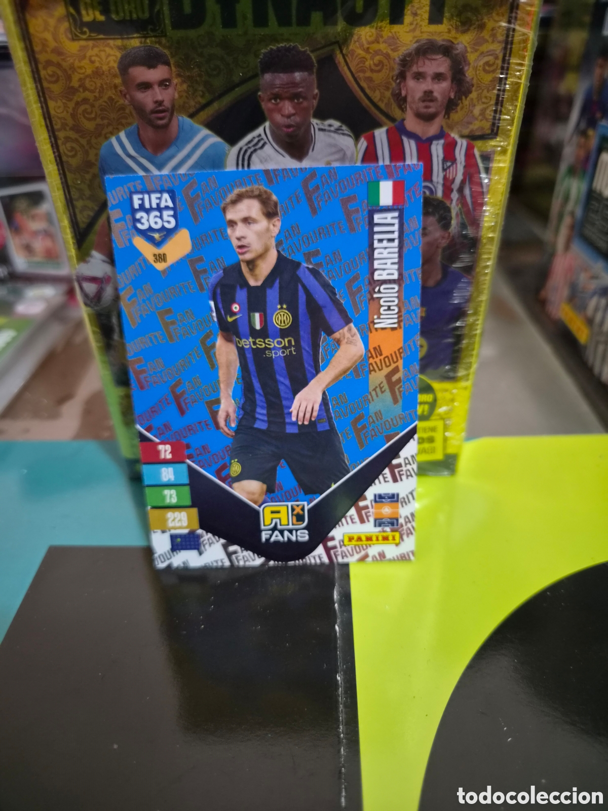Cromos de f&uacute;tbol: N&deg;380 Fans Blue Barella FIFA 365 2027