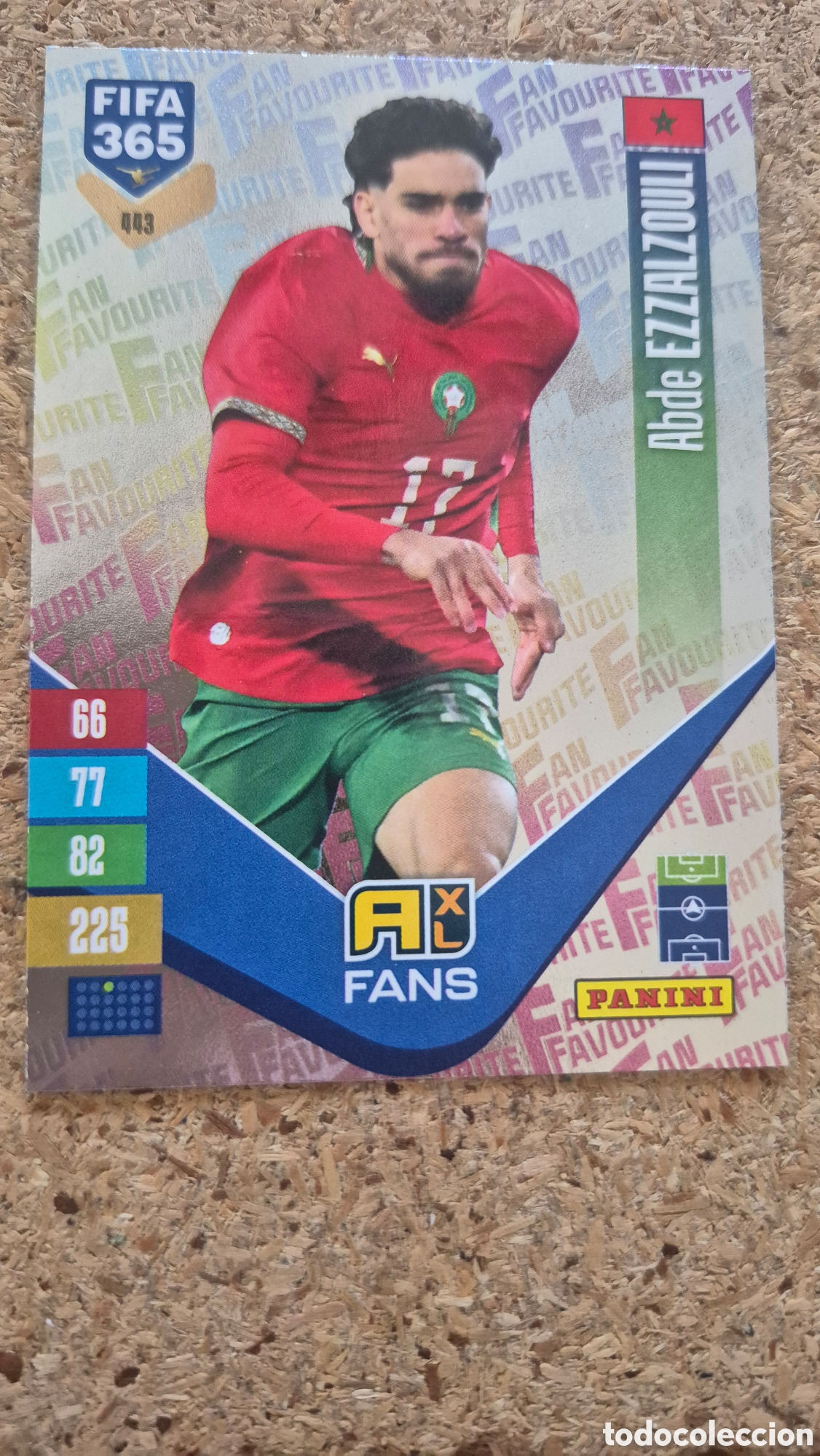 Cromos de Futebol: 443 365 ADRENALYN 26 27 ABDE EZZALZOULI MARRUECOS FAN FAVOURITE 2026 2027 FIFA PANINI AAV