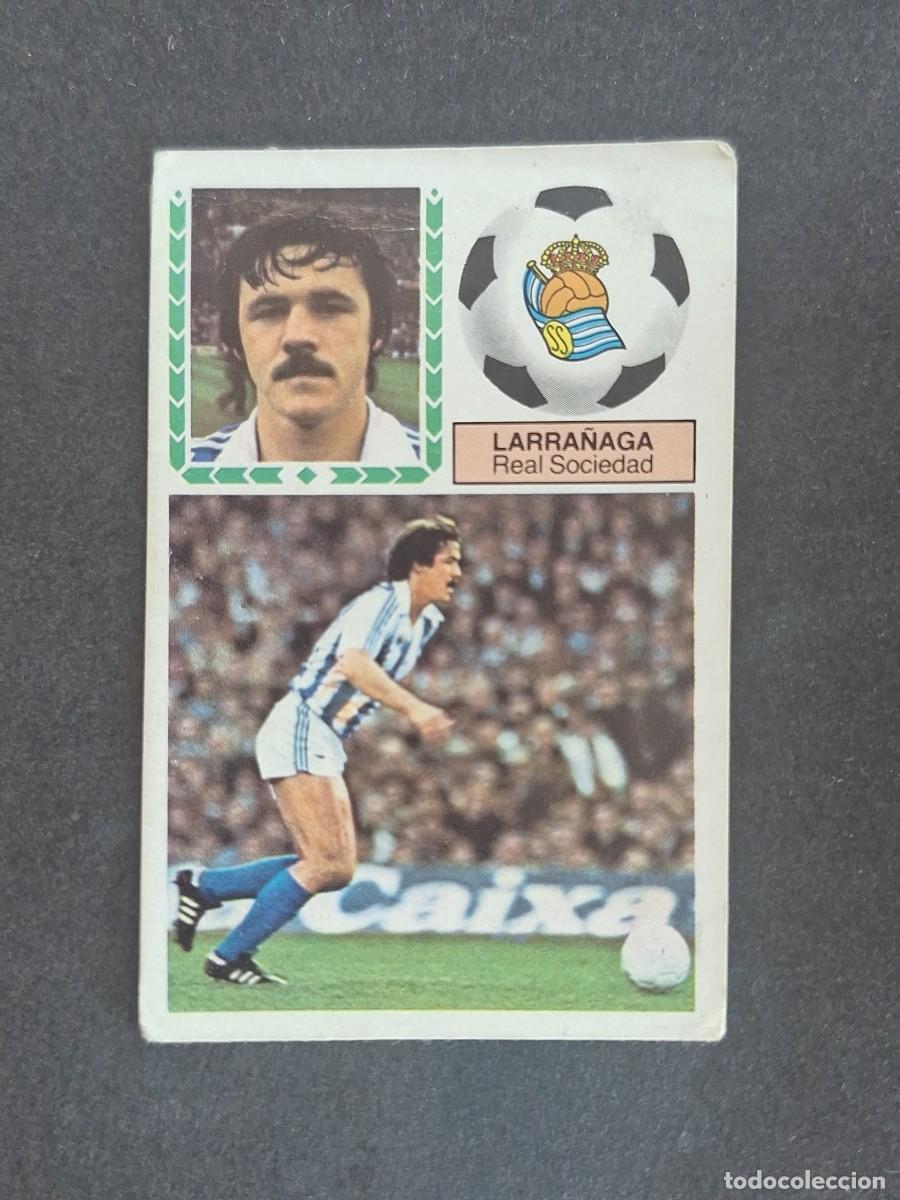 Cromos de f&uacute;tbol: L6 LARRA&Ntilde;AGA REAL SOCIEDAD LIGA ESTE 1983 1984 83 84 DESPEGADO RECUPERADO