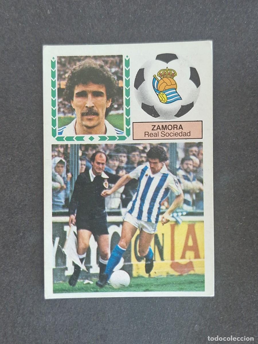 Cromos de f&uacute;tbol: L6 ZAMORA REAL SOCIEDAD LIGA ESTE 1983 1984 83 84 DESPEGADO RECUPERADO