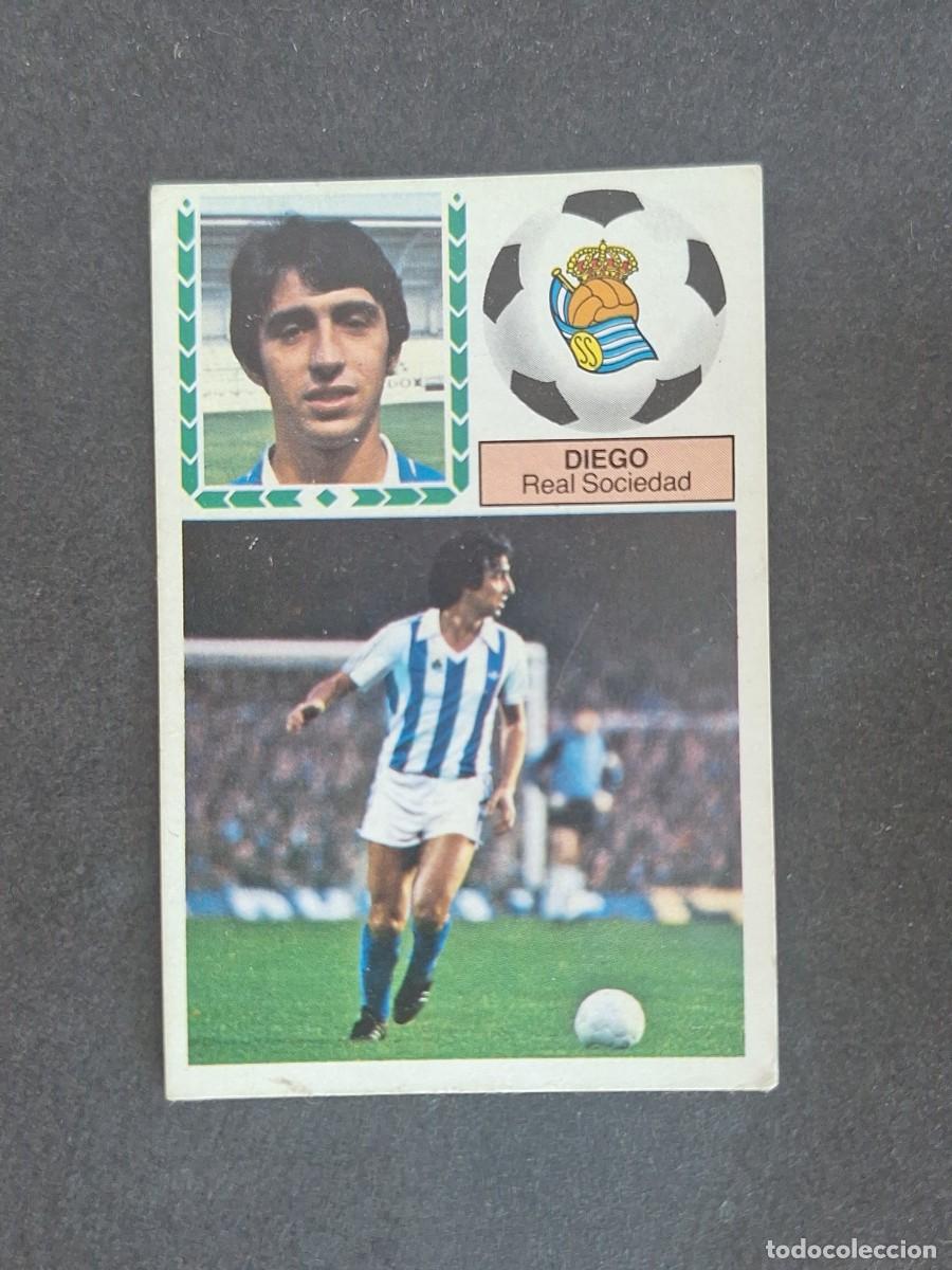 Cromos de f&uacute;tbol: L6 DIEGO REAL SOCIEDAD LIGA ESTE 1983 1984 83 84 DESPEGADO RECUPERADO