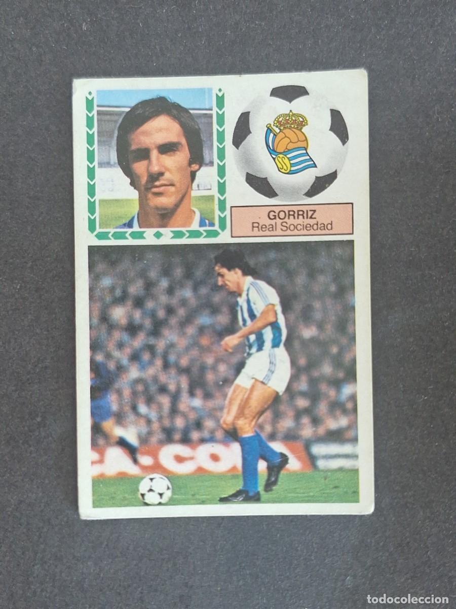 Cromos de f&uacute;tbol: L6 GORRIZ REAL SOCIEDAD LIGA ESTE 1983 1984 83 84 DESPEGADO RECUPERADO