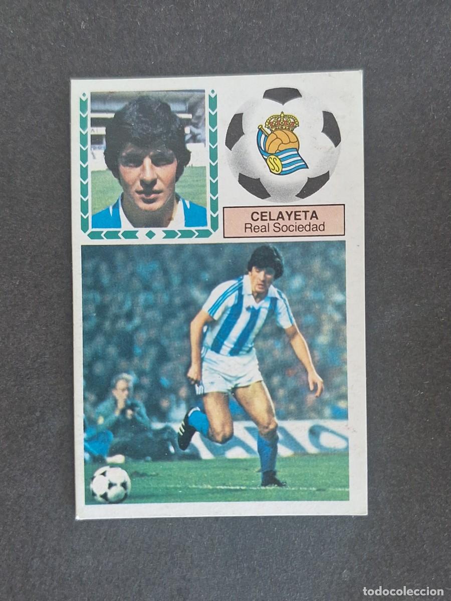 Cromos de f&uacute;tbol: L6 CELAYETA REAL SOCIEDAD LIGA ESTE 1983 1984 83 84 DESPEGADO RECUPERADO