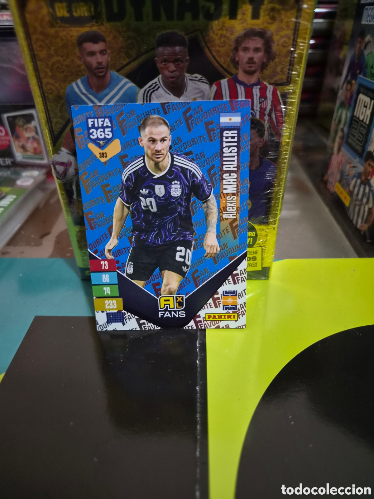 Cromos de Futebol: N&deg;393 Fans Blue Mac Allister FIFA 365 2027