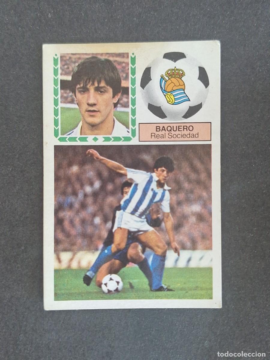 Cromos de Futebol: L6 BAQUERO REAL SOCIEDAD LIGA ESTE 1983 1984 83 84 DESPEGADO RECUPERADO