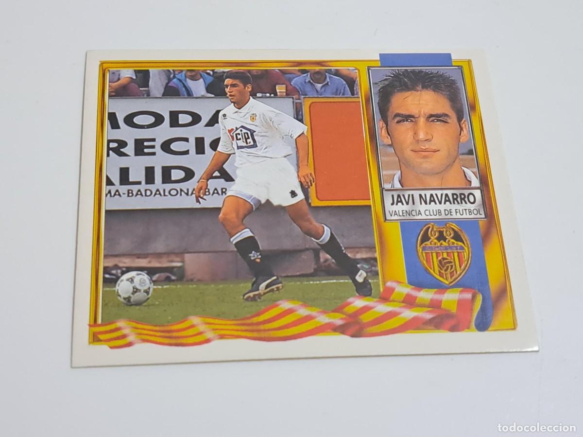 Cromos de Futebol: CROMO LIGA 95-96 JAVI NAVARRO VALENCIA CF COLOCA EDICIONES ESTE NUNCA PEGADO