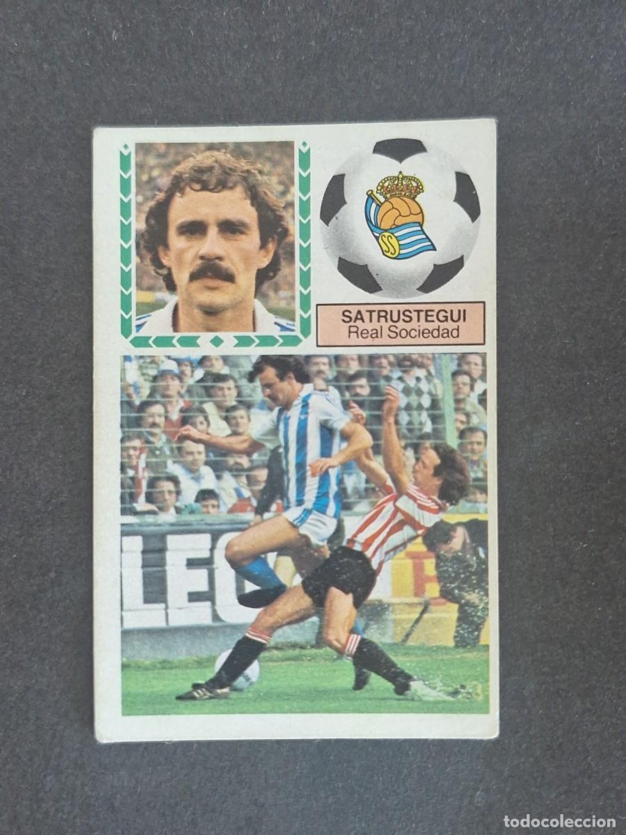 Fu&szlig;ball-Sticker: L6 SATRUSTEGUI REAL SOCIEDAD LIGA ESTE 1983 1984 83 84 DESPEGADO RECUPERADO