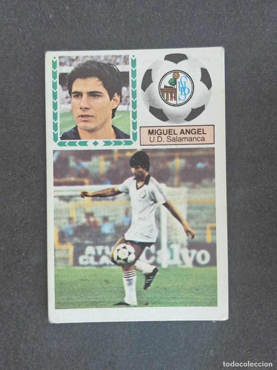 Fu&szlig;ball-Sticker: L6 MIGUEL ANGEL U. D. SALAMANCA LIGA ESTE 1983 1984 83 84 DESPEGADO RECUPERADO