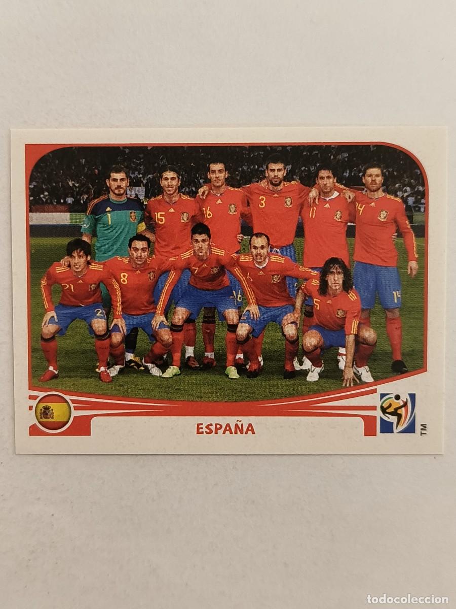 Fu&szlig;ball-Sticker: #562 ALINEACION (ESPA&Ntilde;A) MUNDIAL SUDAFRICA 2010 PANINI