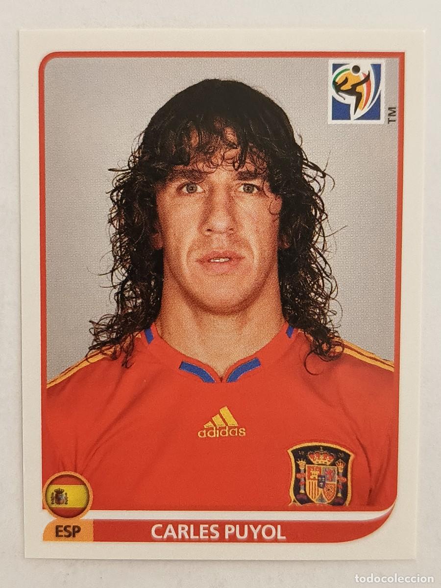 Fu&szlig;ball-Sticker: #565 CARLES PUYOL (ESPA&Ntilde;A) MUNDIAL SUDAFRICA 2010 PANINI