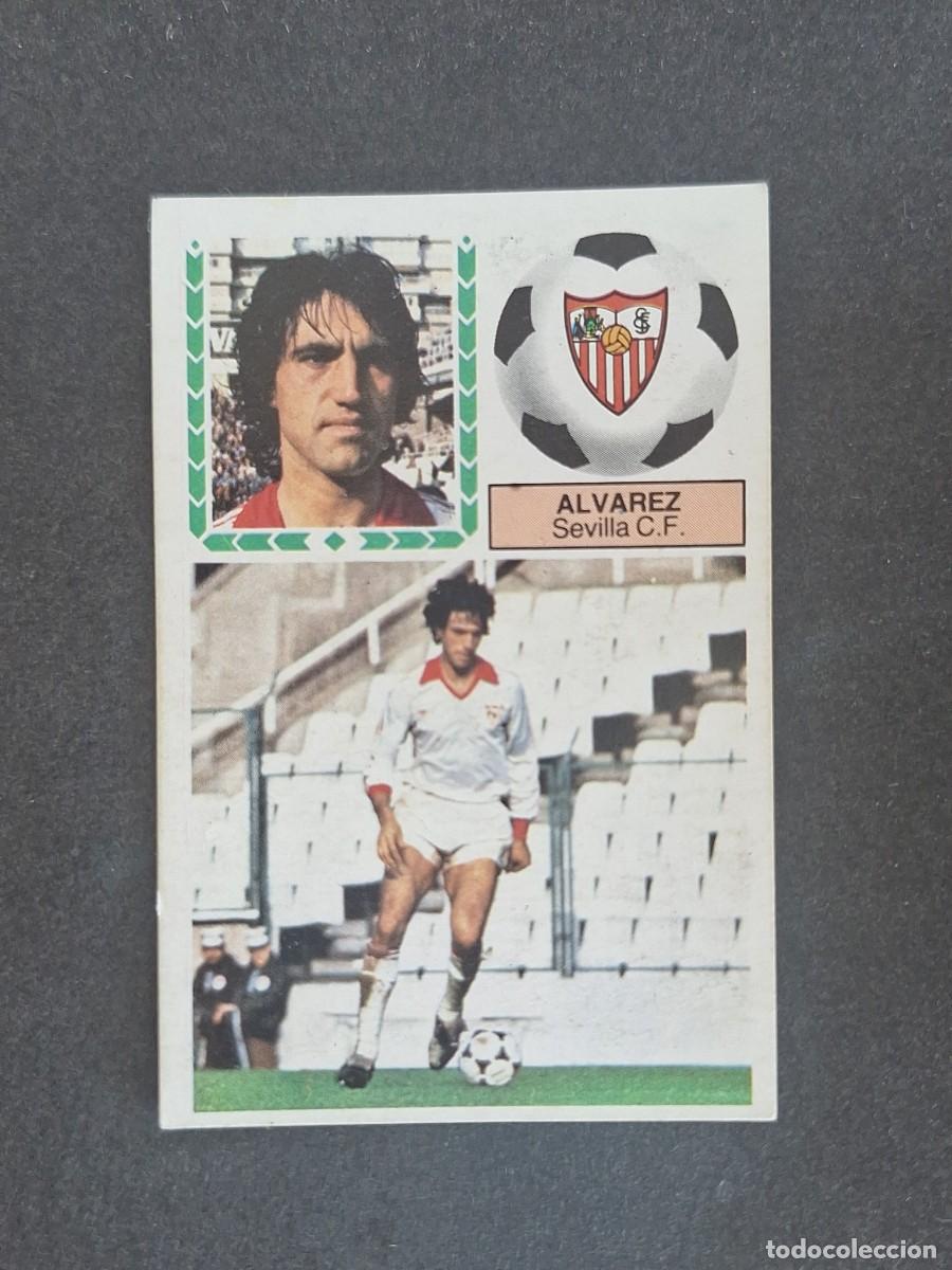 Cartes &agrave; collectionner de Football: L6 ALVAREZ SEVILLA C. F. LIGA ESTE 1983 1984 83 84 DESPEGADO RECUPERADO