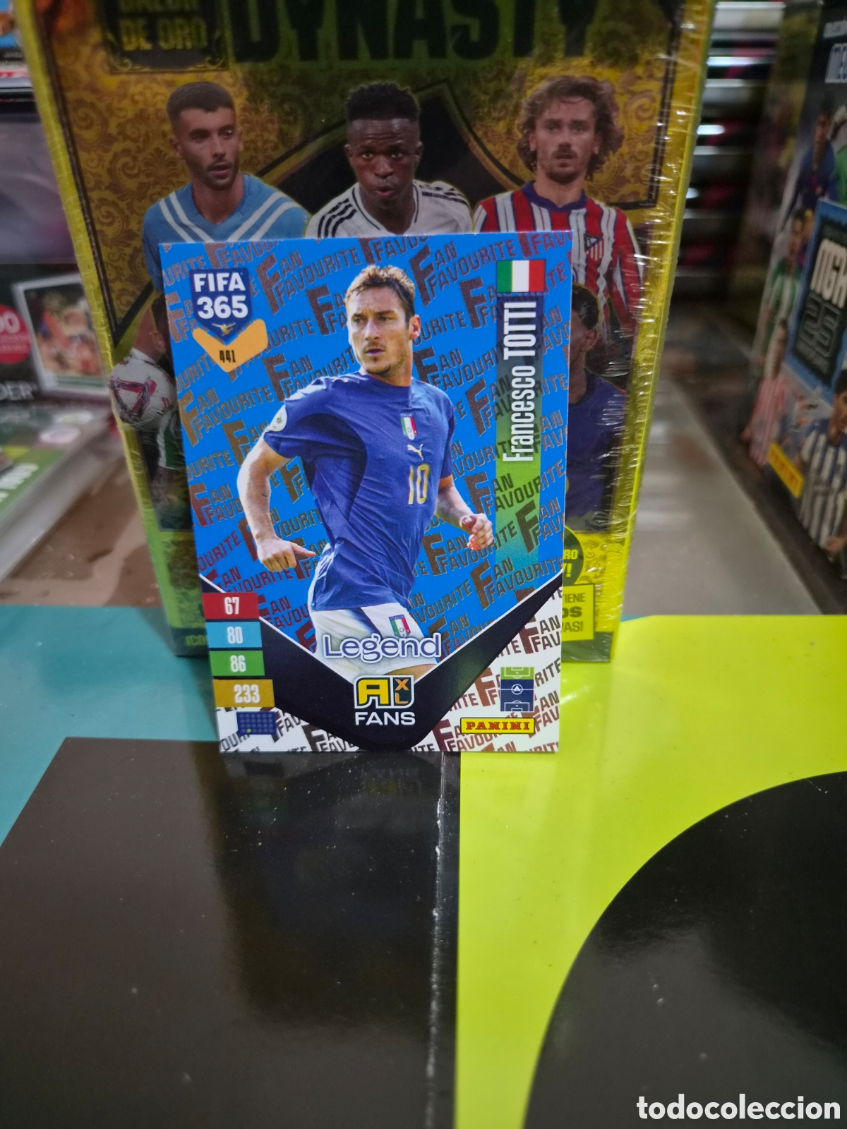 Fu&szlig;ball-Sticker: N&deg;441 Fans Legends Blue Totti FIFA 365 2027