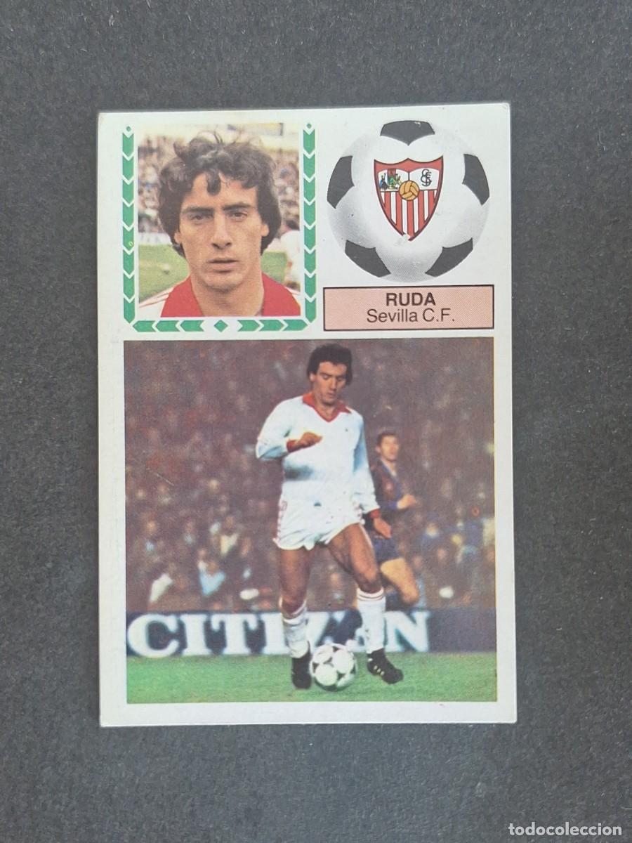 Fu&szlig;ball-Sticker: L6 RUDA SEVILLA C. F. LIGA ESTE 1983 1984 83 84 DESPEGADO RECUPERADO