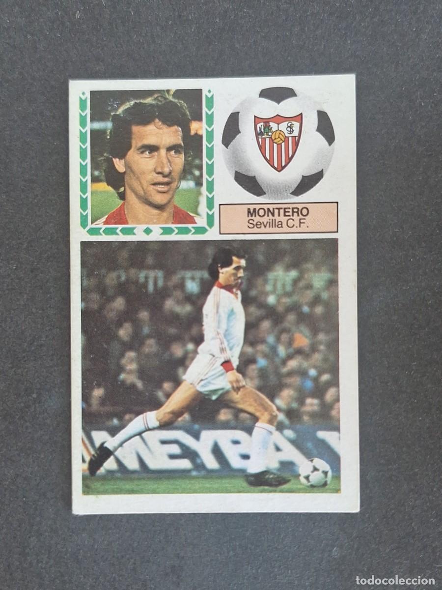 Cromos de f&uacute;tbol: L6 MONTERO SEVILLA C. F. LIGA ESTE 1983 1984 83 84 DESPEGADO RECUPERADO