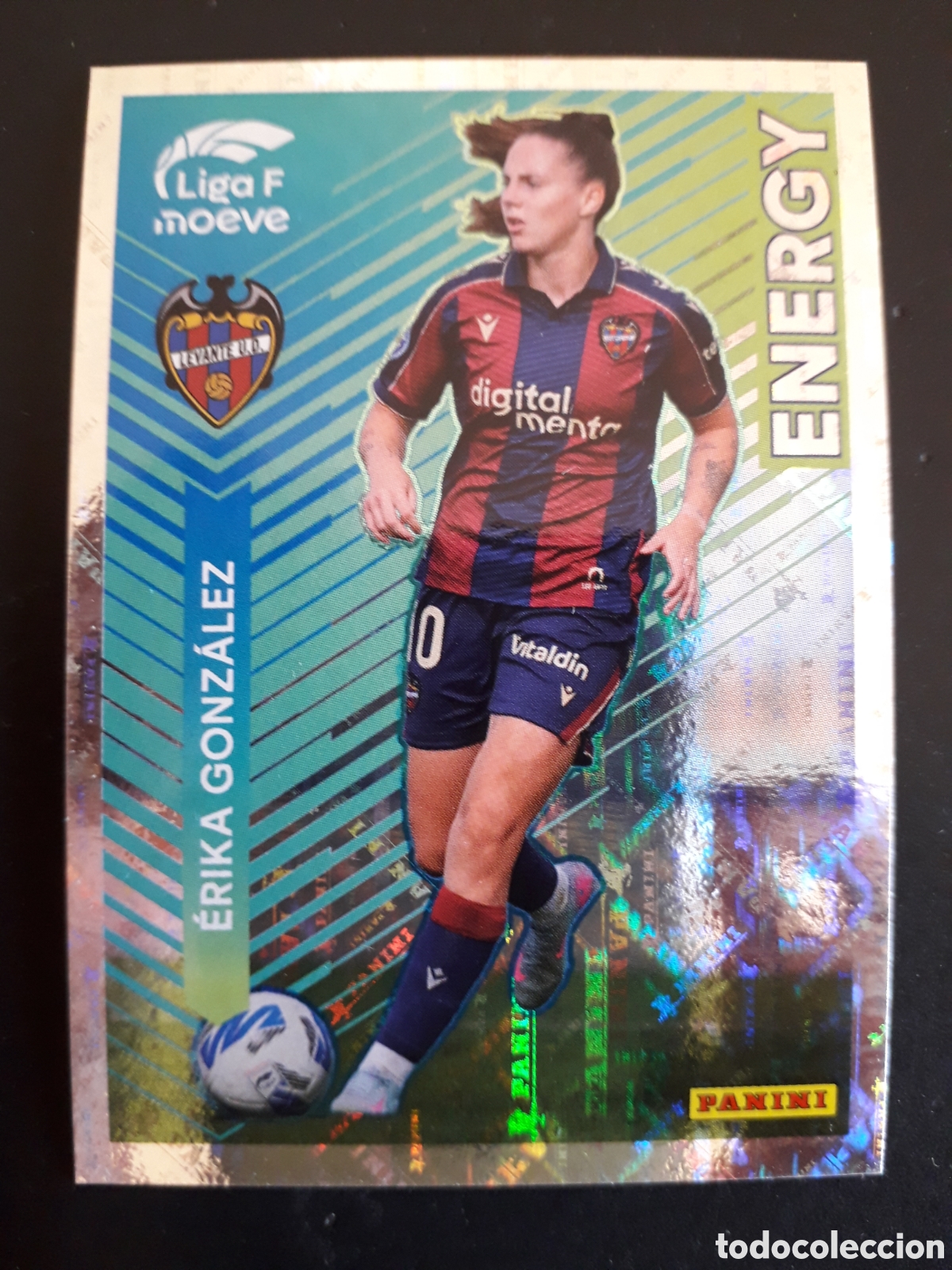 Cromos de f&uacute;tbol: &Eacute;RIKA GONZ&Aacute;LEZ LEVANTE ENERGY N&deg; 338 LIGA F FEMENINA 2025 2026 25 26 PANINI SIN PEG PEDIDO M&Iacute;NIMO 3&euro;