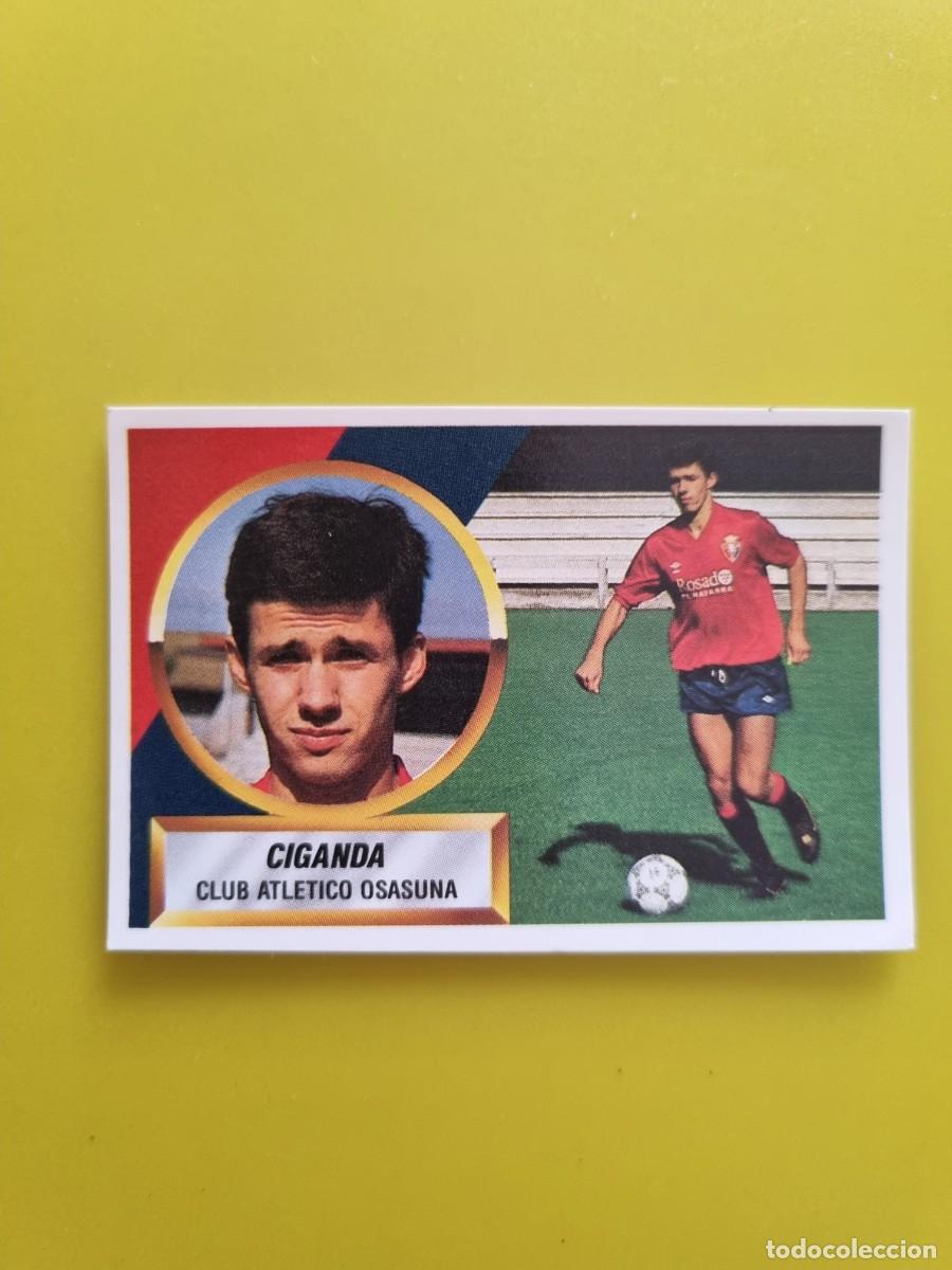Cromos de f&uacute;tbol: CROMO LIGA ESTE 88 89 1988 1989 NUNCA PEGADO SIN PEGAR CIGANDA N&ordm; 16 OSASUNA AR1026