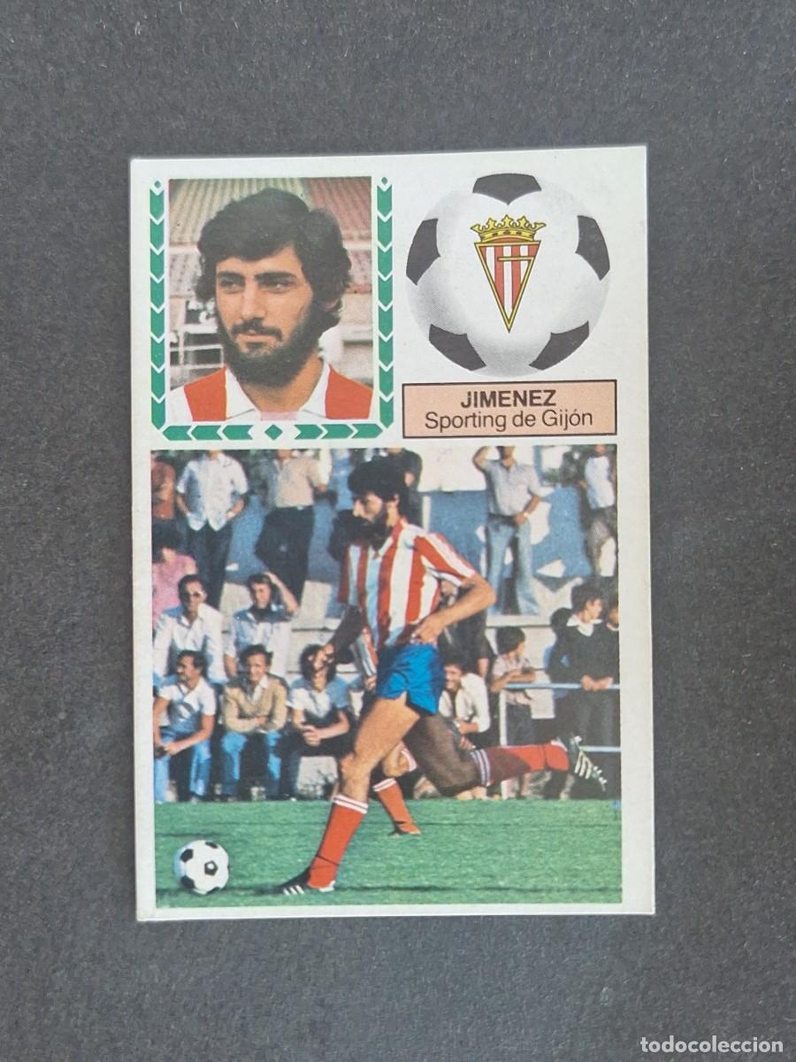 Fu&szlig;ball-Sticker: L6 JIMENEZ SPORTING DE GIJON LIGA ESTE 1983 1984 83 84 DESPEGADO RECUPERADO