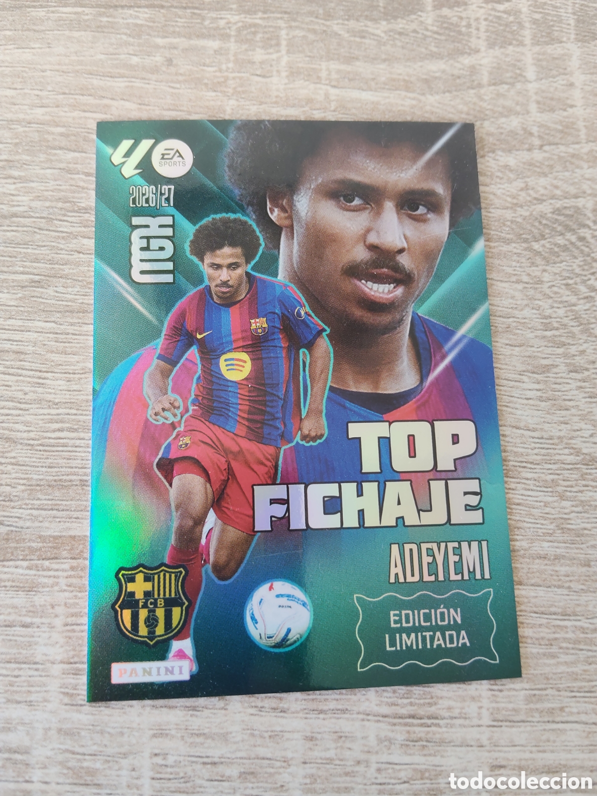 Fu&szlig;ball-Sticker: Panini Megacracks 2026 2027 26 27 Adeyemi top fichaje edici&oacute;n limitada
