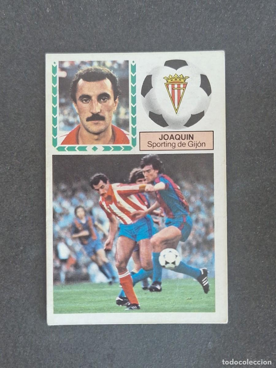 Fu&szlig;ball-Sticker: L6 JOAQUIN SPORTING DE GIJON LIGA ESTE 1983 1984 83 84 DESPEGADO RECUPERADO