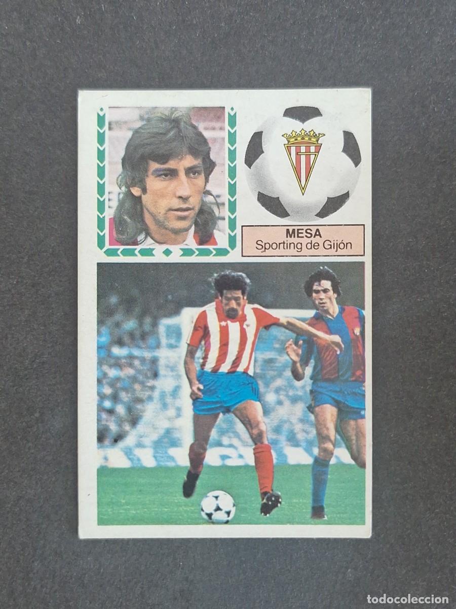 Fu&szlig;ball-Sticker: L6 MESA SPORTING DE GIJON LIGA ESTE 1983 1984 83 84 DESPEGADO RECUPERADO