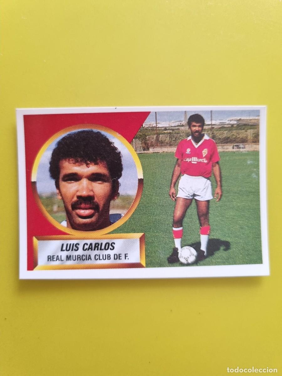 Fu&szlig;ball-Sticker: CROMO LIGA ESTE 88 89 1988 1989 NUNCA PEGADO SIN PEGAR LUIS CARLOS N&ordm;16A REAL MURCIA AR1026
