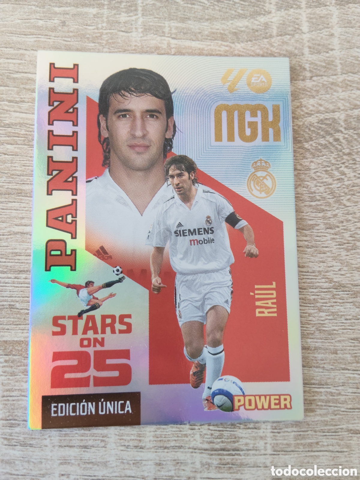 Fu&szlig;ball-Sticker: Panini Megacracks 2026 2027 26 27 426 P Ra&uacute;l Real Madrid power