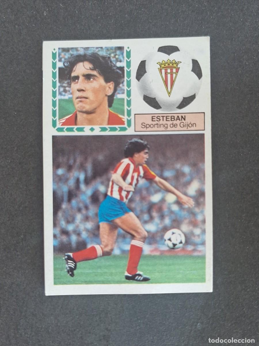 Cromos de f&uacute;tbol: L6 ESTEBAN SPORTING DE GIJON LIGA ESTE 1983 1984 83 84 DESPEGADO RECUPERADO