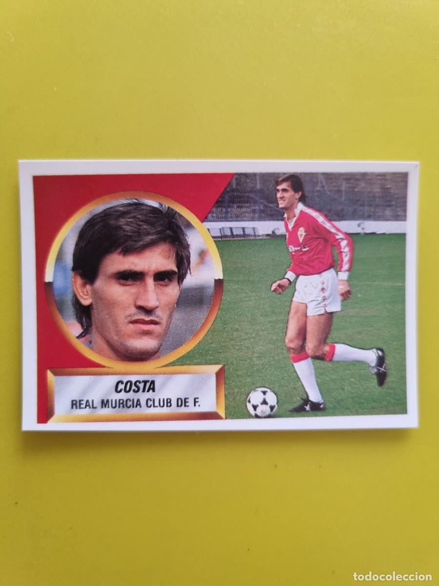 Cromos de f&uacute;tbol: CROMO LIGA ESTE 88 89 1988 1989 NUNCA PEGADO SIN PEGAR COSTA N&ordm;7A REAL MURCIA AR1026