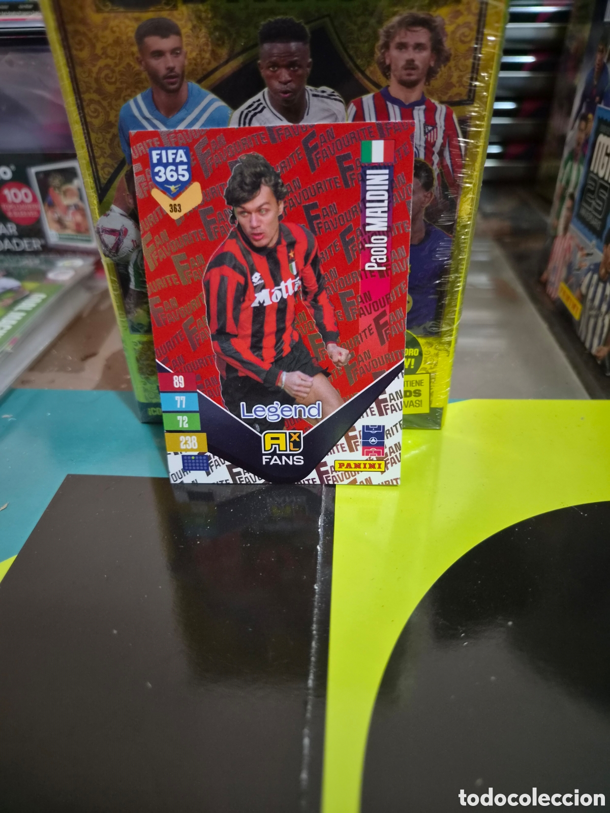 Cromos de f&uacute;tbol: N&deg;363 Fans Legends Red Maldini FIFA 365 2027