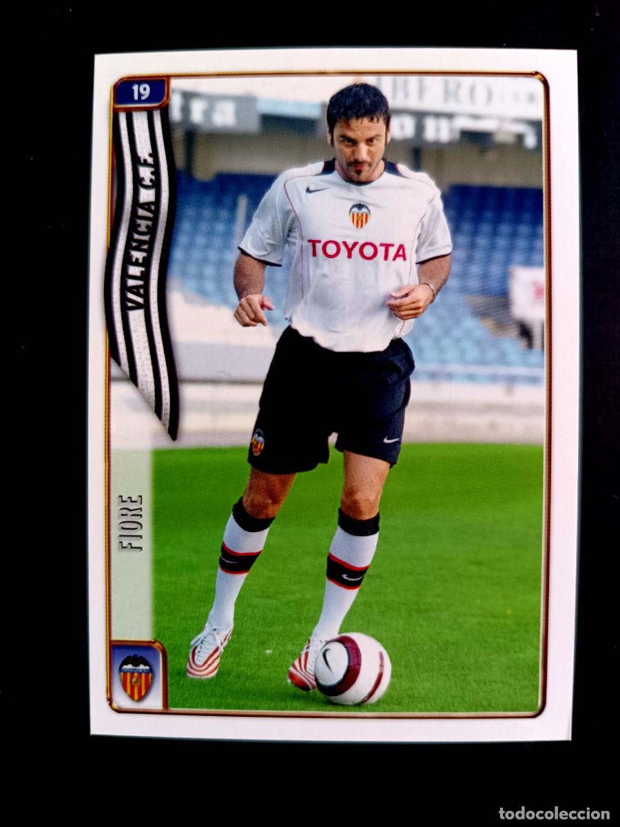 Cromos de f&uacute;tbol: 19 STEFANO FIORE, ROOKIE DEL VALENCIA C.F. - MUNDICROMO 2005
