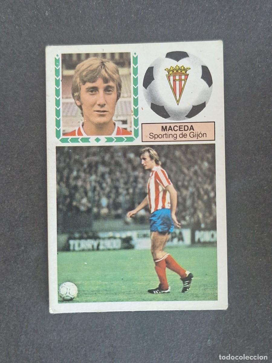 Cromos de f&uacute;tbol: L6 MACEDA SPORTING DE GIJON LIGA ESTE 1983 1984 83 84 DESPEGADO RECUPERADO