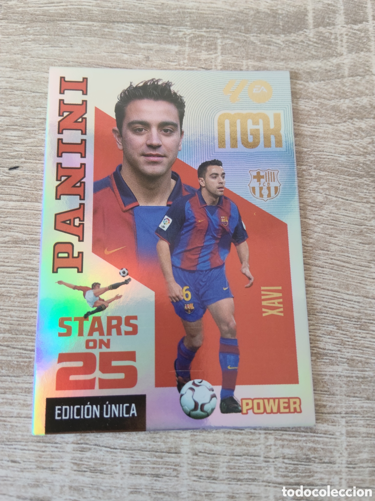 Cromos de f&uacute;tbol: Panini Megacracks 2026 2027 26 27 427 P Xavi Barcelona power