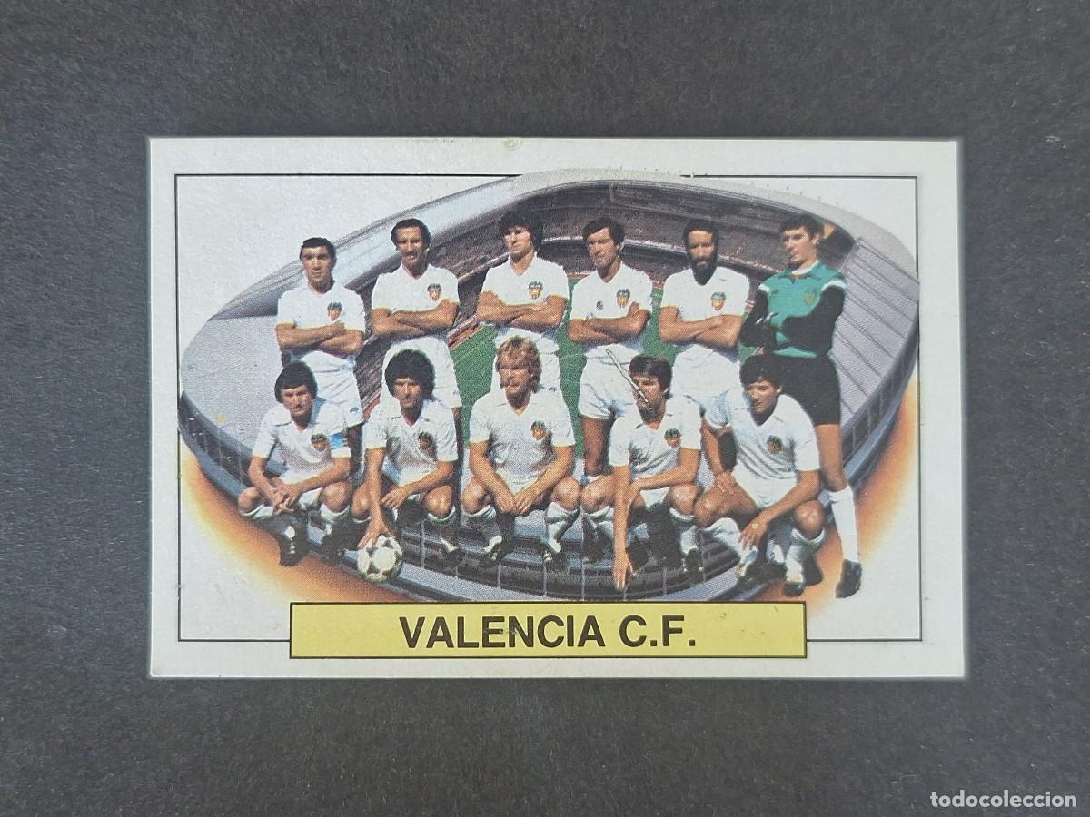Cromos de Futebol: L6 ALINEACION EQUIPO VALENCIA C. F. LIGA ESTE 1983 1984 83 84 DESPEGADO RECUPERADO