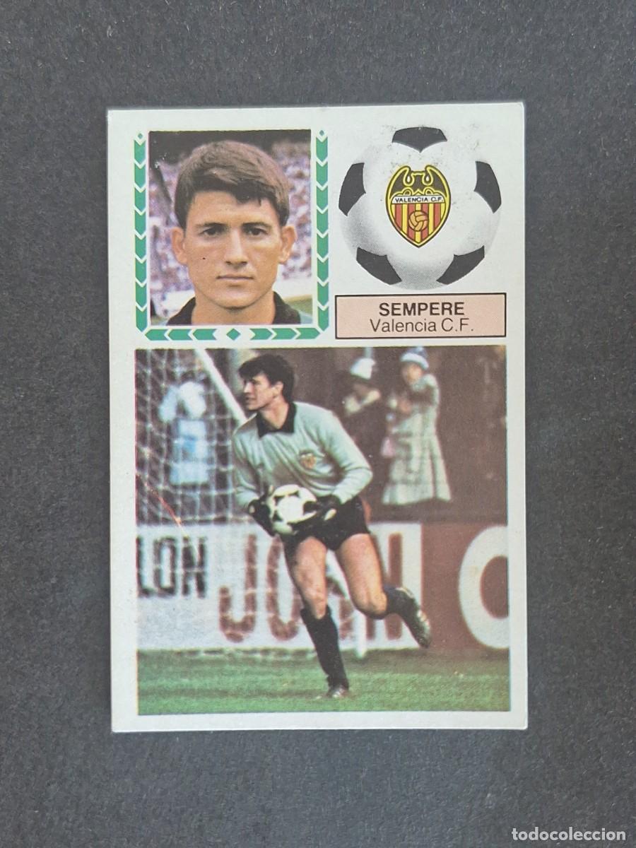 Cromos de Futebol: L6 SEMPERE VALENCIA C. F. LIGA ESTE 1983 1984 83 84 DESPEGADO RECUPERADO