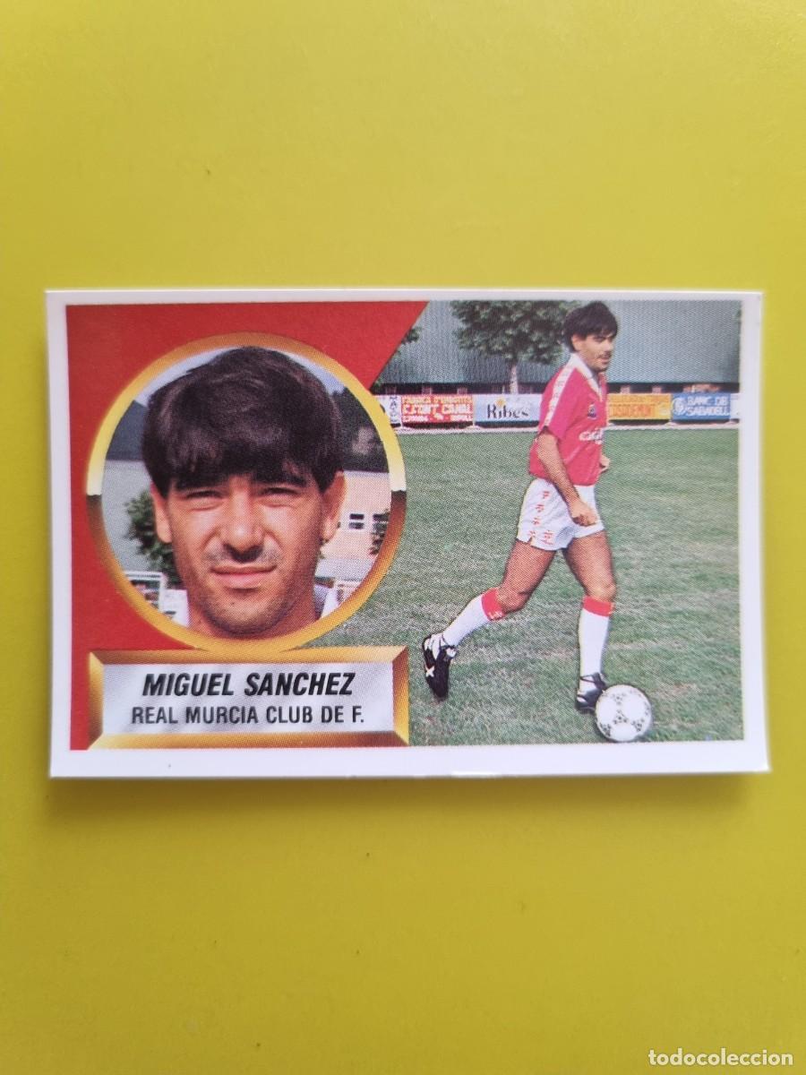 Cromos de Futebol: CROMO LIGA ESTE 88 89 1988 1989 NUNCA PEGADO SIN PEGAR MIGUEL SANCHEZ N&ordm;10 REAL MURCIA AR1026