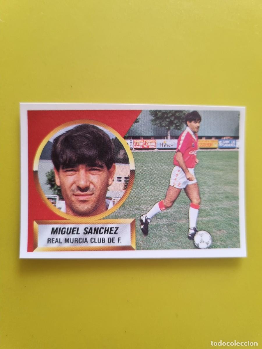 Cromos de Futebol: CROMO LIGA ESTE 88 89 1988 1989 NUNCA PEGADO SIN PEGAR MIGUEL SANCHEZ N&ordm;10 REAL MURCIA AR1026