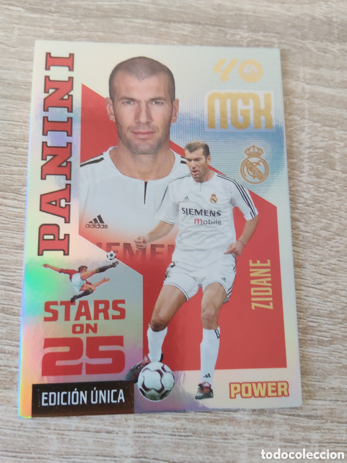 Cromos de f&uacute;tbol: Panini Megacracks 2026 2027 26 27 430 P Zidane Real Madrid power