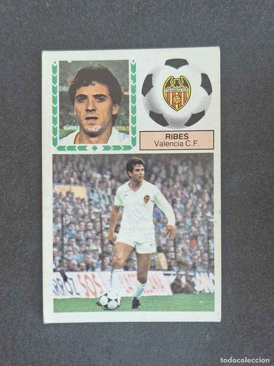 Cromos de f&uacute;tbol: L6 RIBES VALENCIA C. F. LIGA ESTE 1983 1984 83 84 DESPEGADO RECUPERADO