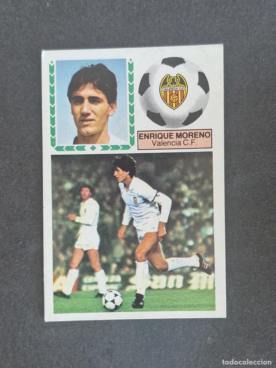 Cromos de f&uacute;tbol: L6 ENRIQUE MORENO VALENCIA C. F. LIGA ESTE 1983 1984 83 84 DESPEGADO RECUPERADO