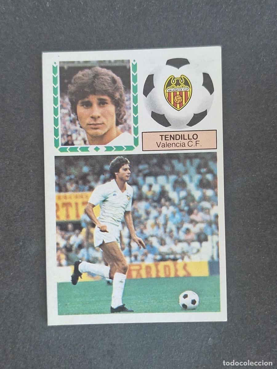 Cromos de f&uacute;tbol: L6 TENDILLO VALENCIA C. F. LIGA ESTE 1983 1984 83 84 DESPEGADO RECUPERADO