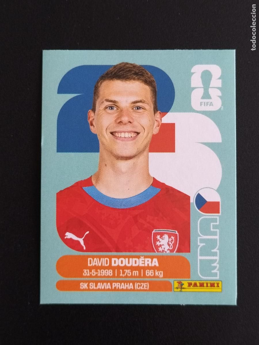 Cromos de f&uacute;tbol: CZE EXTRA DAVID DOUDERA REPUBLICA CHECA CROMOS STICKER UPDATE MUNDIAL 26 2026 FIFA WORLD CUP PANINI