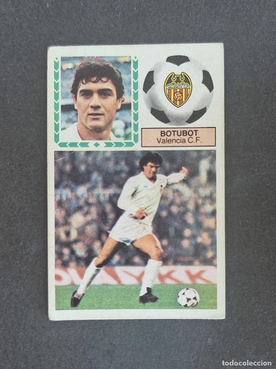 Cromos de f&uacute;tbol: L6 BOTUBOT VALENCIA C. F. LIGA ESTE 1983 1984 83 84 DESPEGADO RECUPERADO