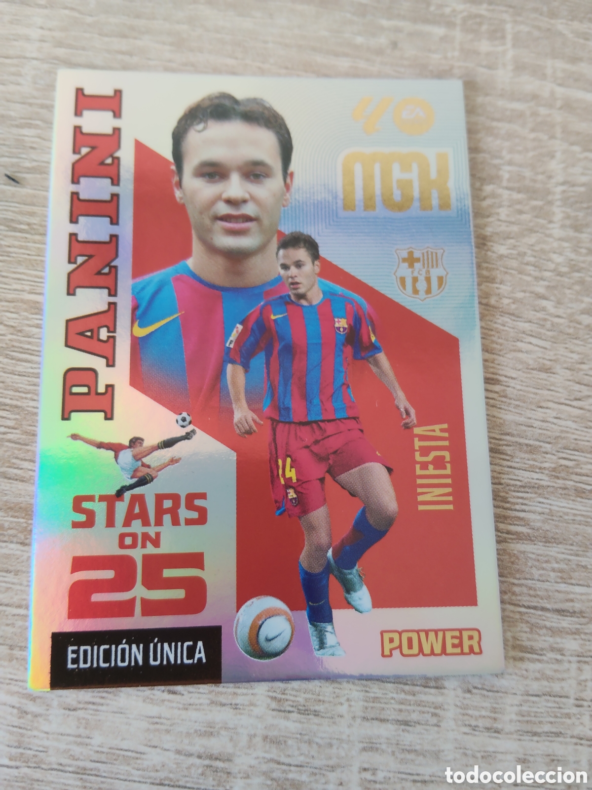 Cartes &agrave; collectionner de Football: Panini Megacracks 2026 2027 26 27 434 Iniesta Barcelona power