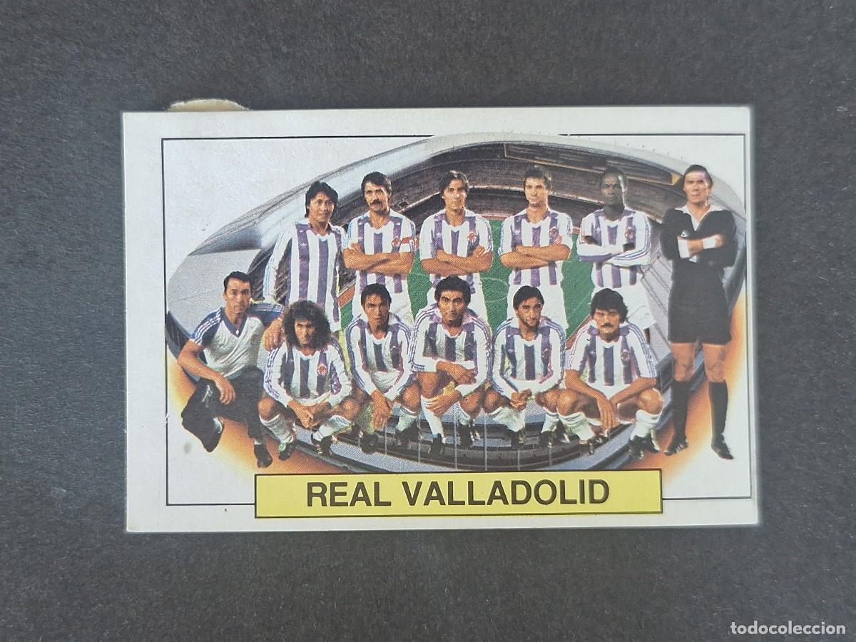 Fu&szlig;ball-Sticker: L6 ALINEACION EQUIPO REAL VALLADOLID LIGA ESTE 1983 1984 83 84 DESPEGADO RECUPERADO
