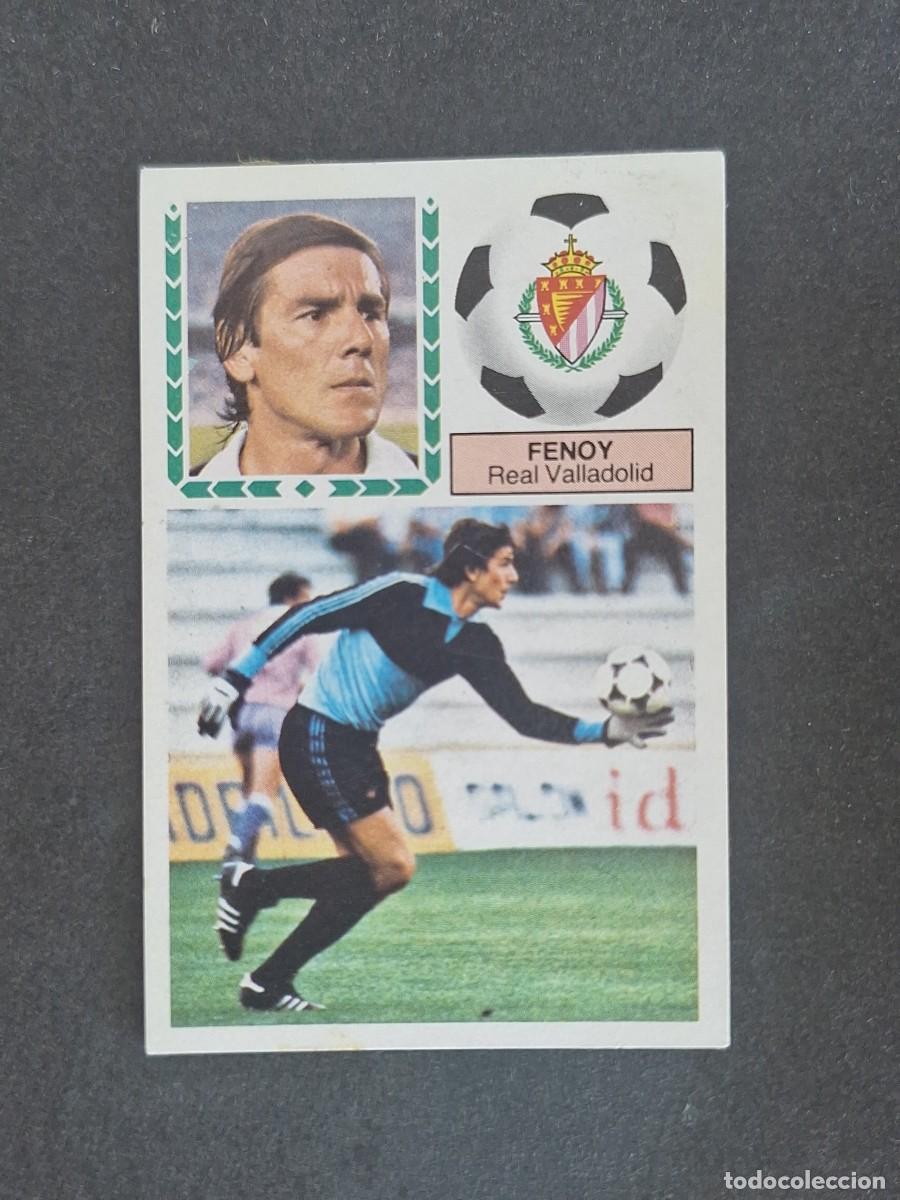 Fu&szlig;ball-Sticker: L6 FENOY REAL VALLADOLID LIGA ESTE 1983 1984 83 84 DESPEGADO RECUPERADO