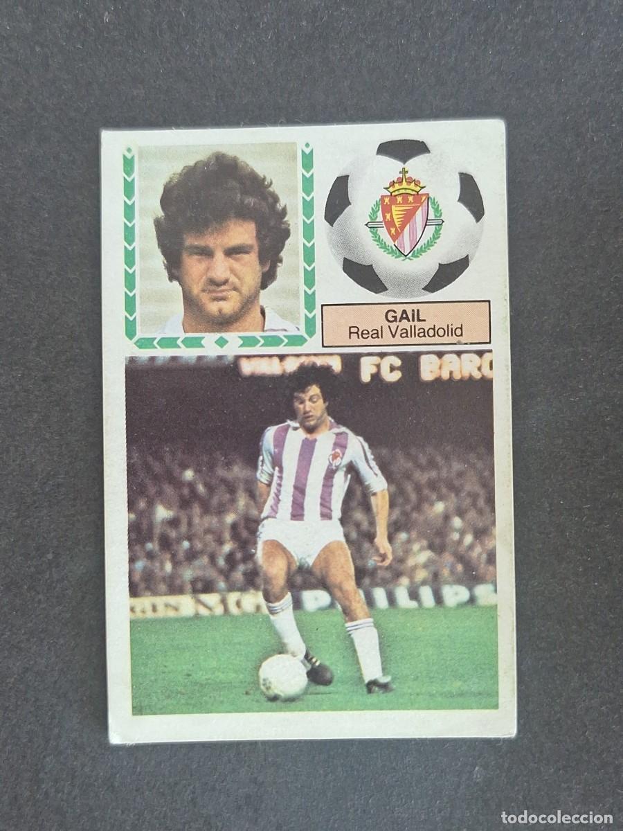 Fu&szlig;ball-Sticker: L6 GAIL REAL VALLADOLID LIGA ESTE 1983 1984 83 84 DESPEGADO RECUPERADO