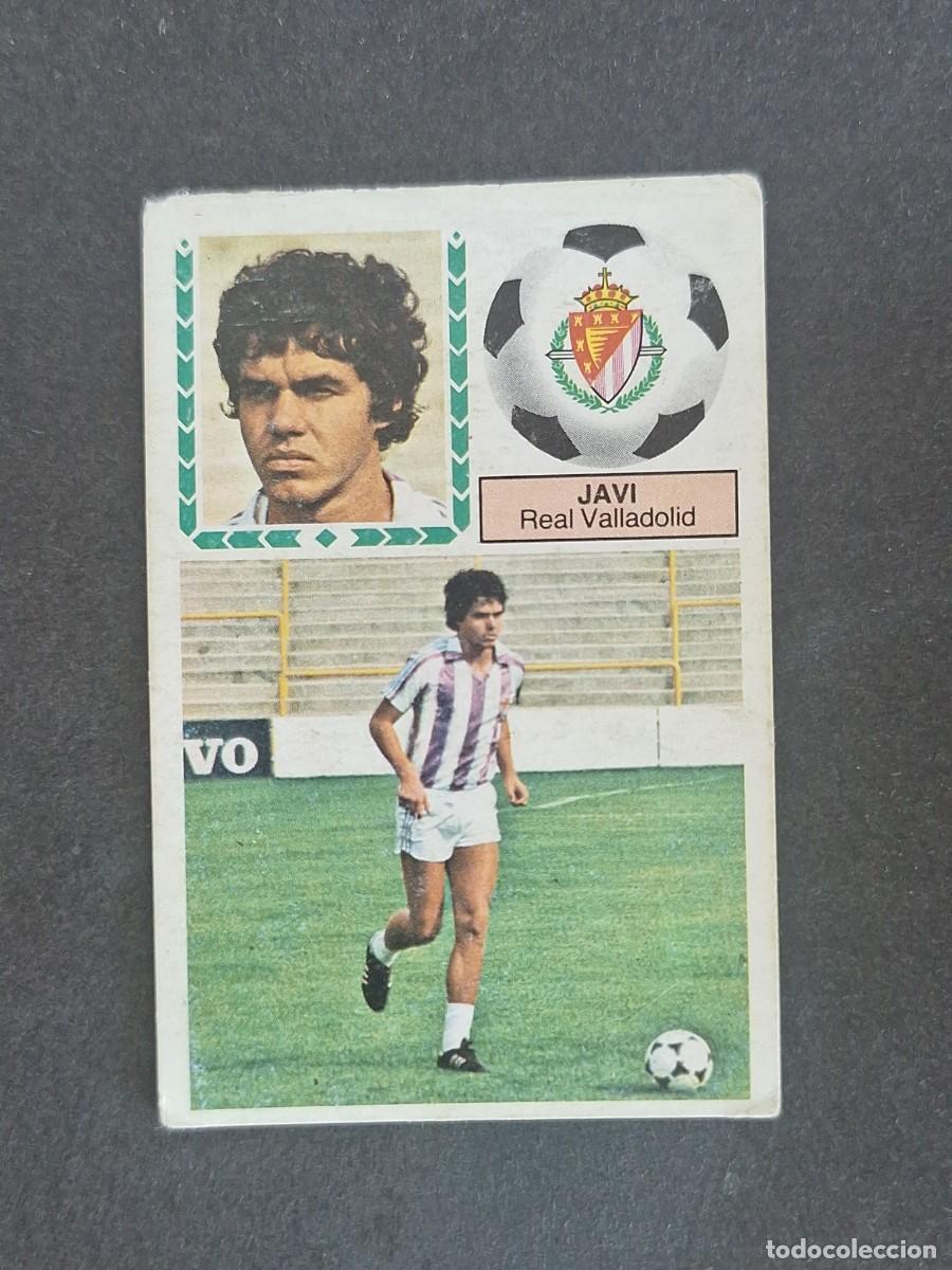Fu&szlig;ball-Sticker: L6 JAVI REAL VALLADOLID LIGA ESTE 1983 1984 83 84 DESPEGADO RECUPERADO