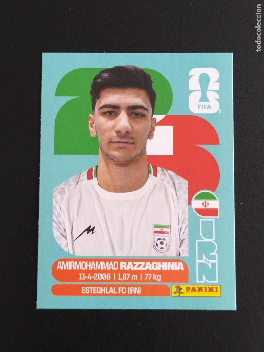 Fu&szlig;ball-Sticker: IRN EXTRA RAZZAGHINIA IRAN CROMO STICKER UPDATE MUNDIAL 26 2026 FIFA WORLD CUP PANINI