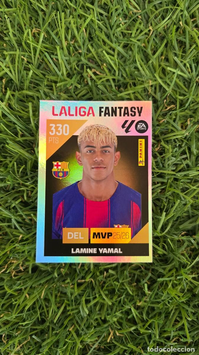 Fu&szlig;ball-Sticker: LAMINE YAMAL FANTASY 5 BARCELONA LIGA ESTE 2026 2027 26 27 PANINI