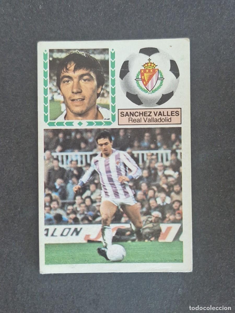 Fu&szlig;ball-Sticker: L6 SANCHEZ VALLES REAL VALLADOLID LIGA ESTE 1983 1984 83 84 DESPEGADO RECUPERADO